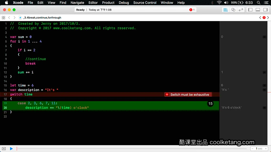 Swift4互动教程