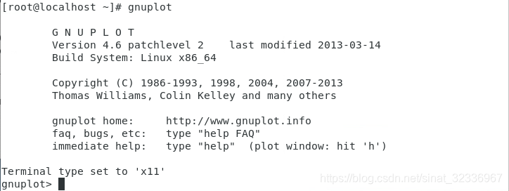 gnuplot版本