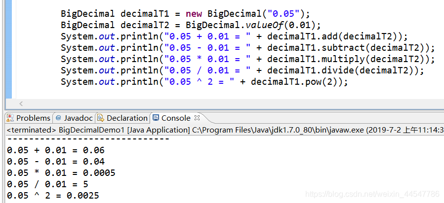 Java的Bigdecimal类_java 0.01d-CSDN博客