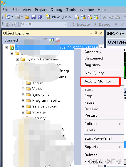sql server如何看Activity Monitor_sqlserver activity monitor-CSDN博客