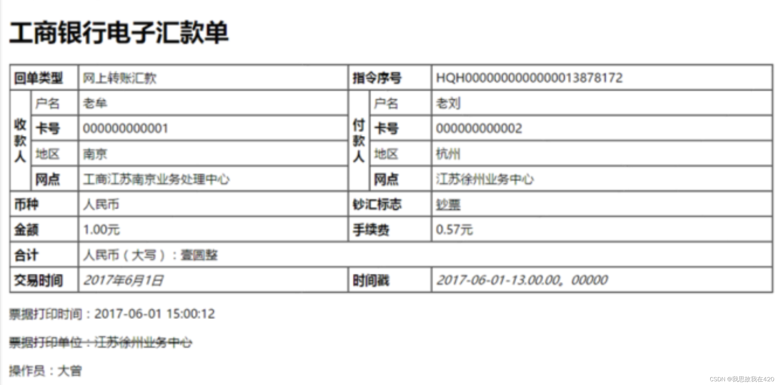 Web前端----电子汇款单作业-CSDN博客
