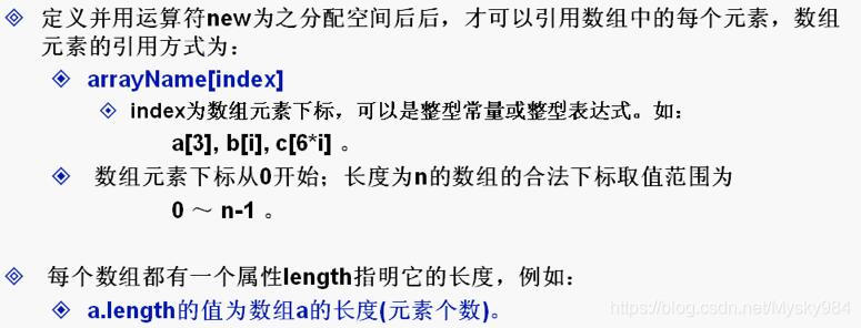 数组元素的引用
