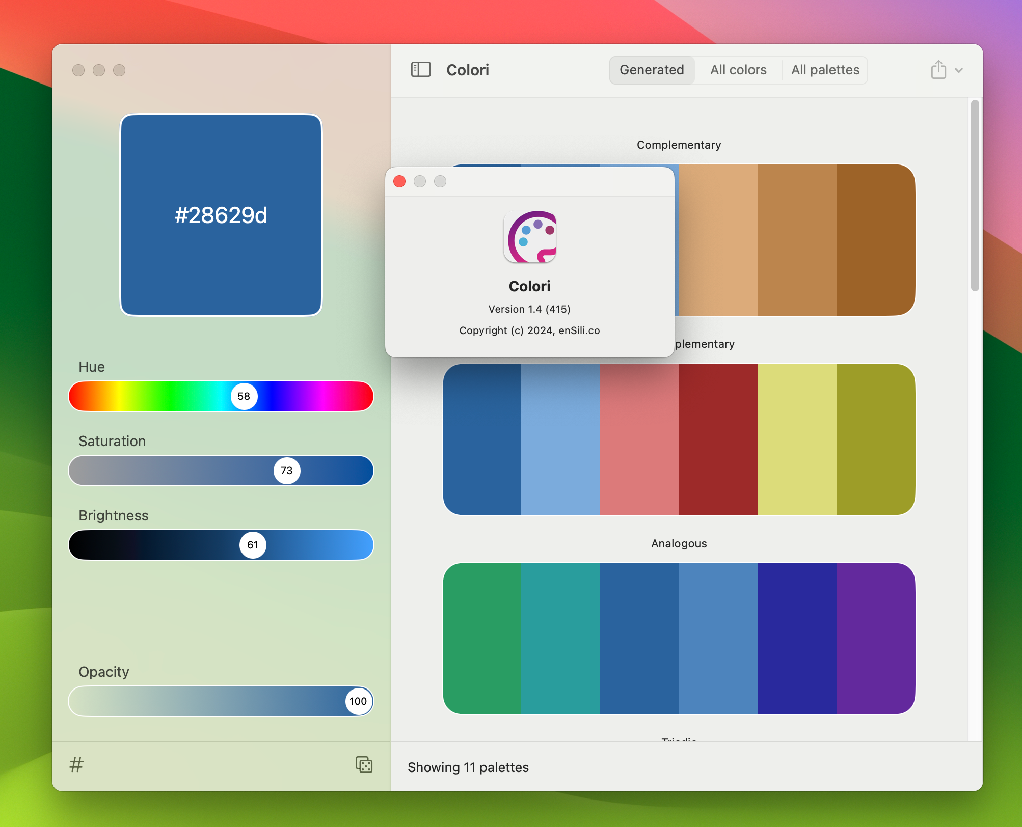 Colori for Mac v1.4 - 颜色设计软件