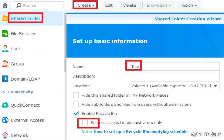 Synology NAS搭建NFS服务