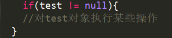 初始化为null