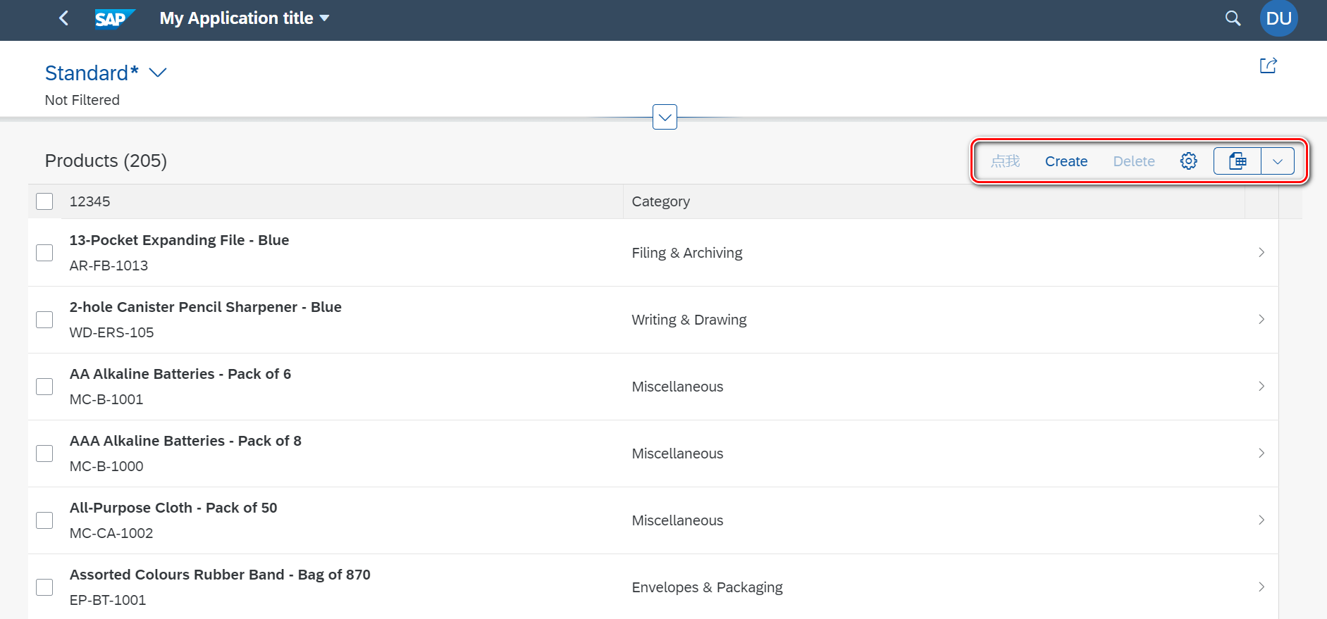 如何在 SAP Fiori Elements List Report 表格工具栏里增添新的自定义按钮_sap fiori table 功能按钮 ...