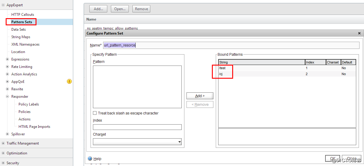 Netscaler数据索引String Map与Pattern Set的区别