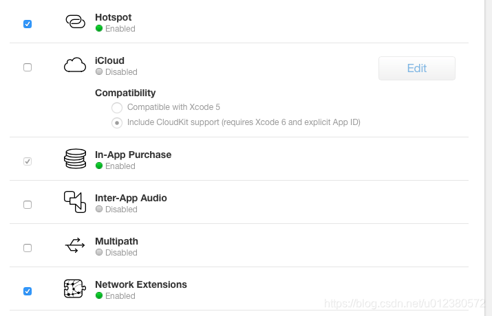 App IDs配置