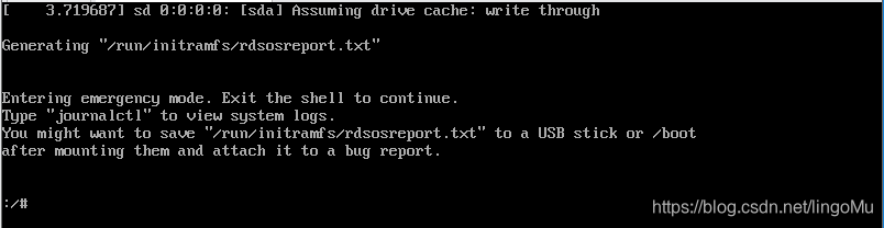 CentOS强制关机造成的问题