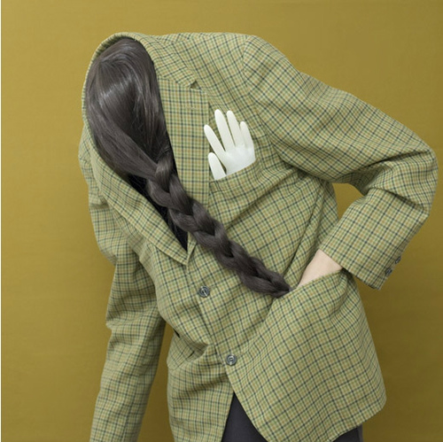 瘦到没衣服穿T_T 女孩子的头发真好玩