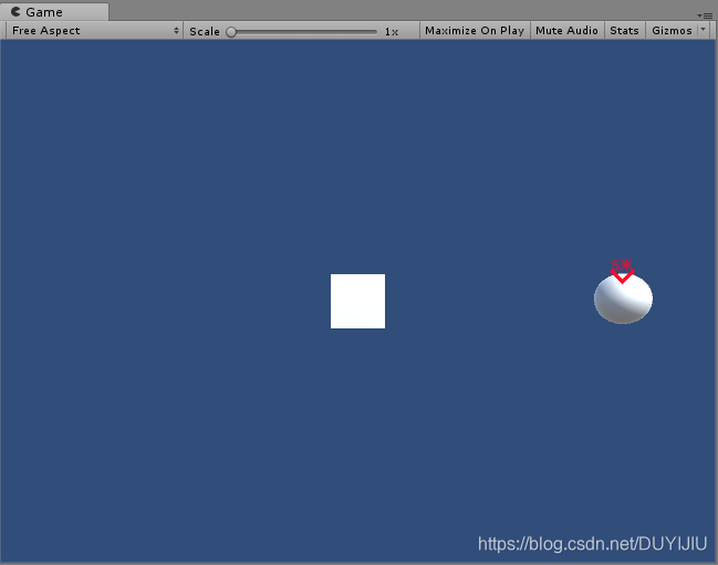 物体B在屏幕内的情况