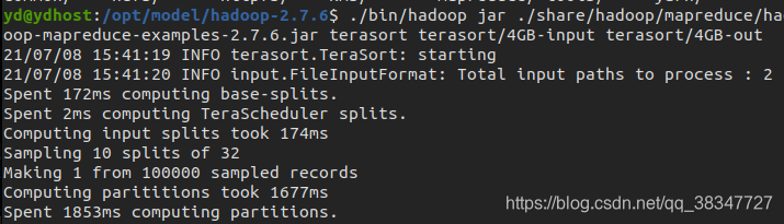 Terasort 基准测试-CSDN博客