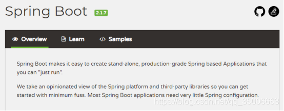 SpringBoot描述