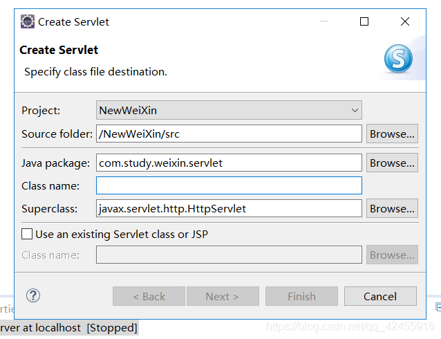 创建servlet