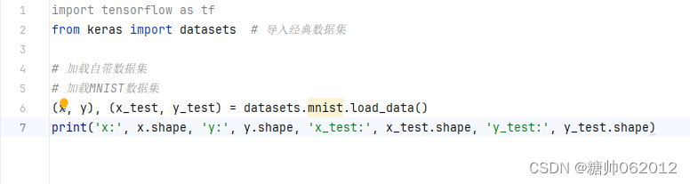 Tensorflow2.0加载自带数据集mnist报错_tensorflow.keras.datasets.mnist connection ...