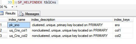 Primary Key and Unique Key difference in SQL Server