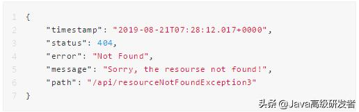 SpringBoot 处理异常的几种常见操作