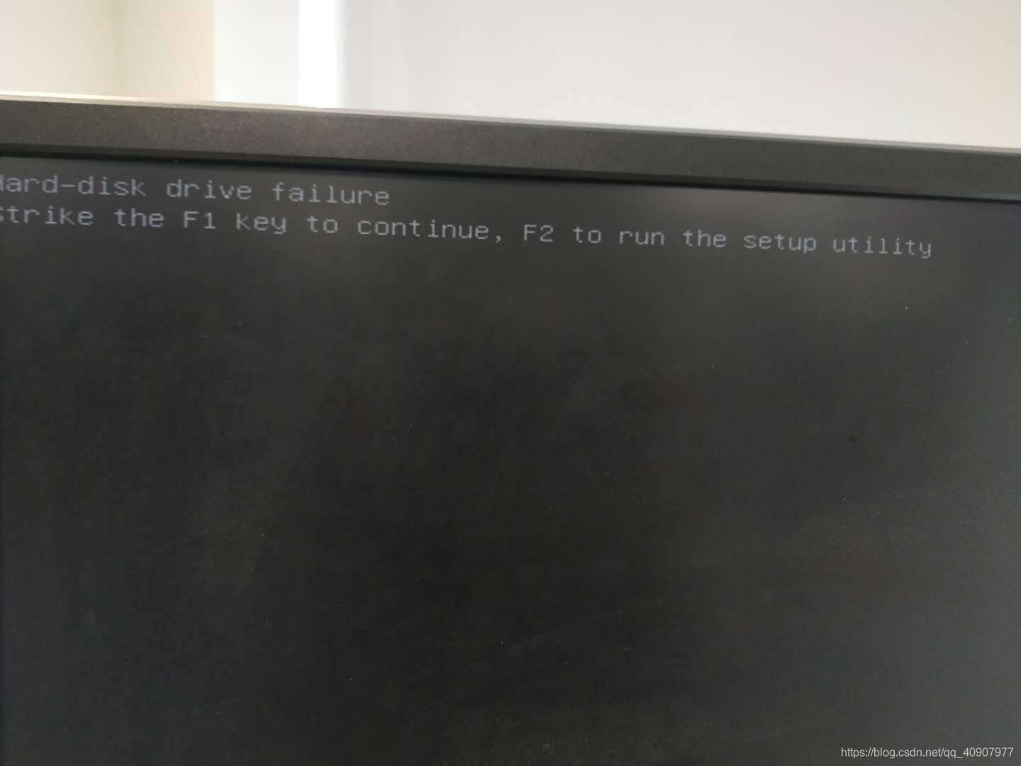 Dell台式机重装win 10系统之后开机报错_hard-disk drive failure怎么解决-CSDN博客