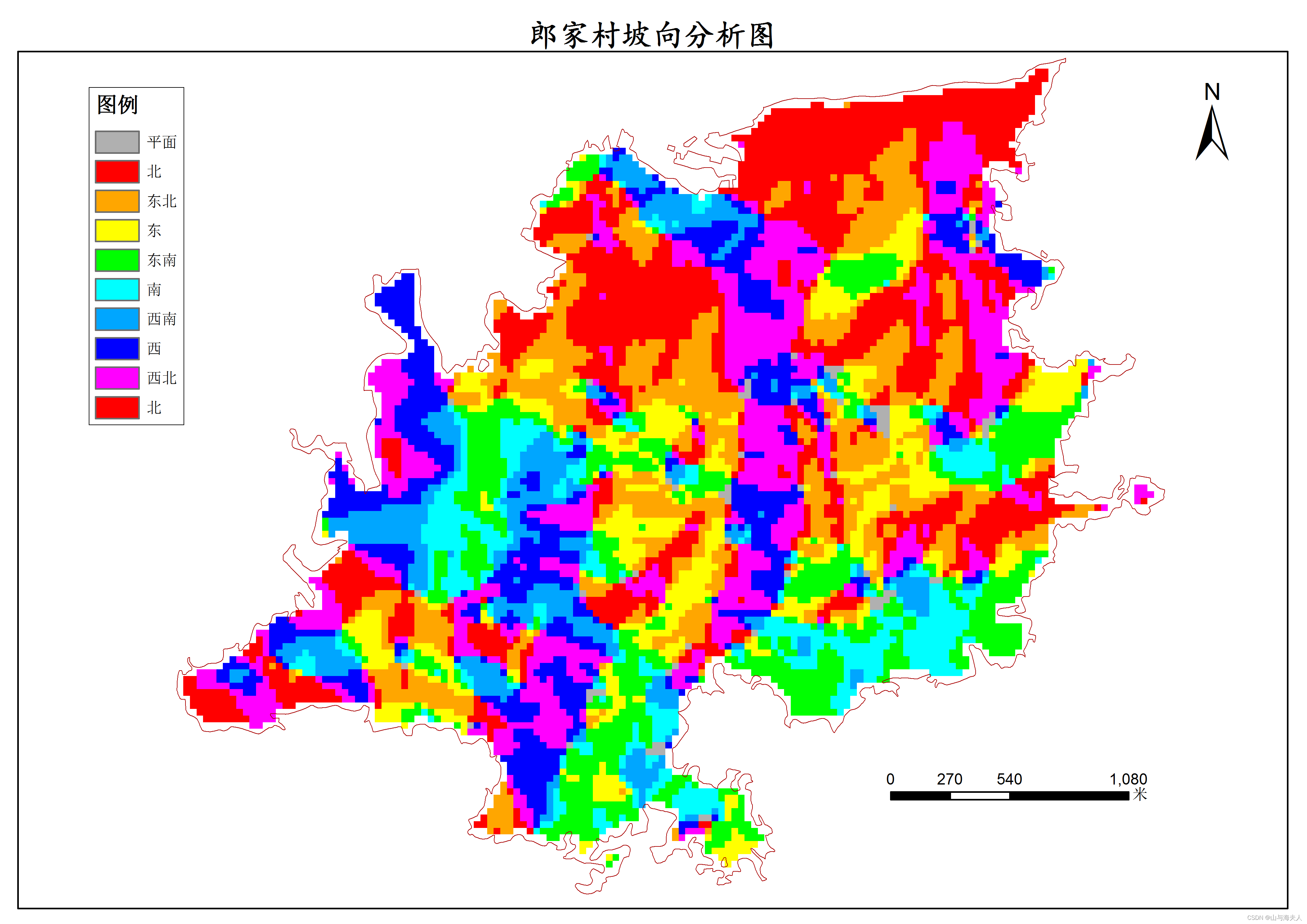 地形分析,arcgis如何制作高程分析图,坡度分析图,坡向分析图