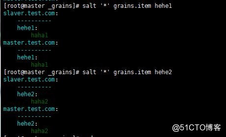 Saltstack-15：在master端口下发grains到minion