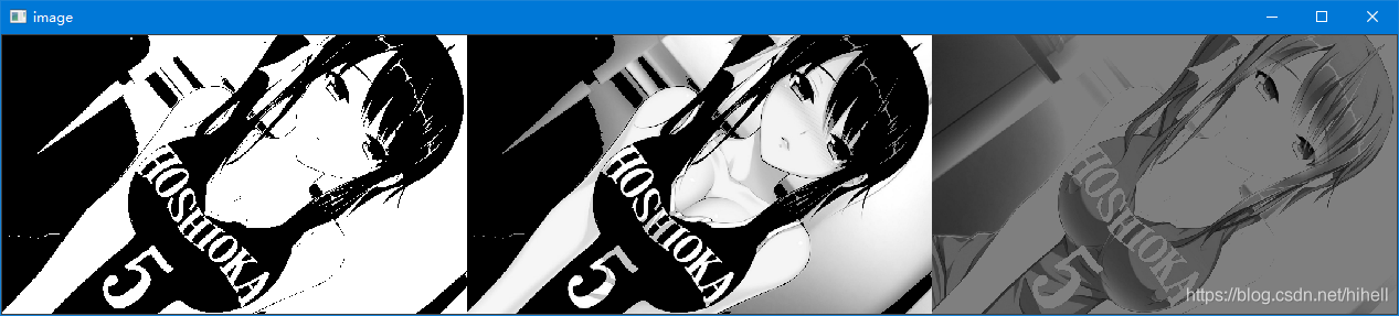 Python OpenCV 图像的二值化操作再次学习与图像平滑处理（卷积处理）
