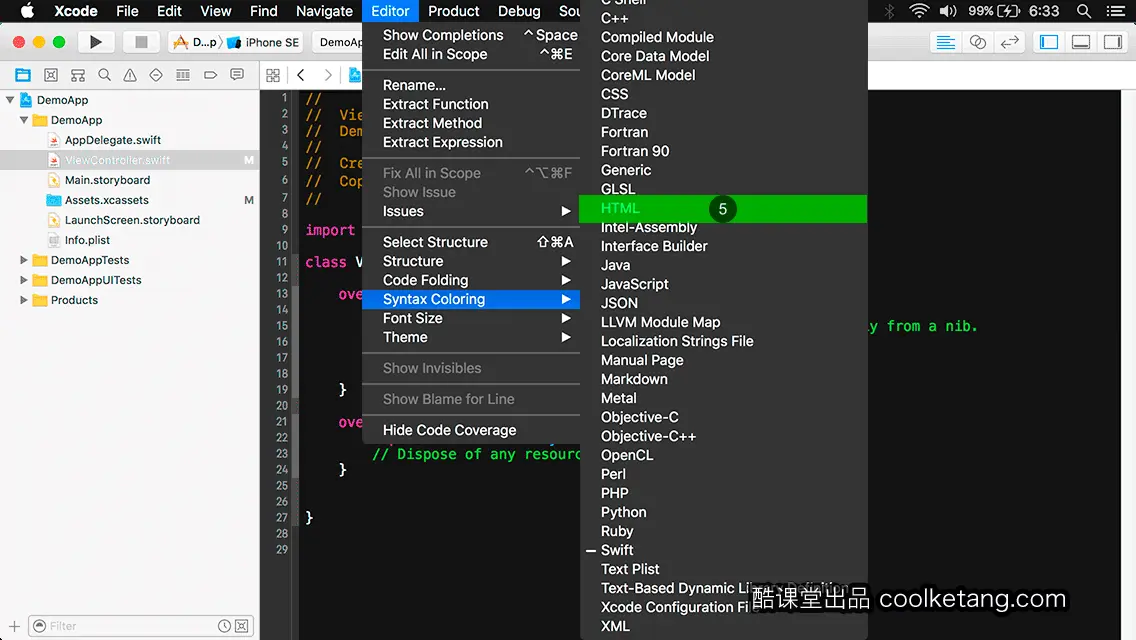 互动教程 for Xcode9 & Swift4-酷课堂