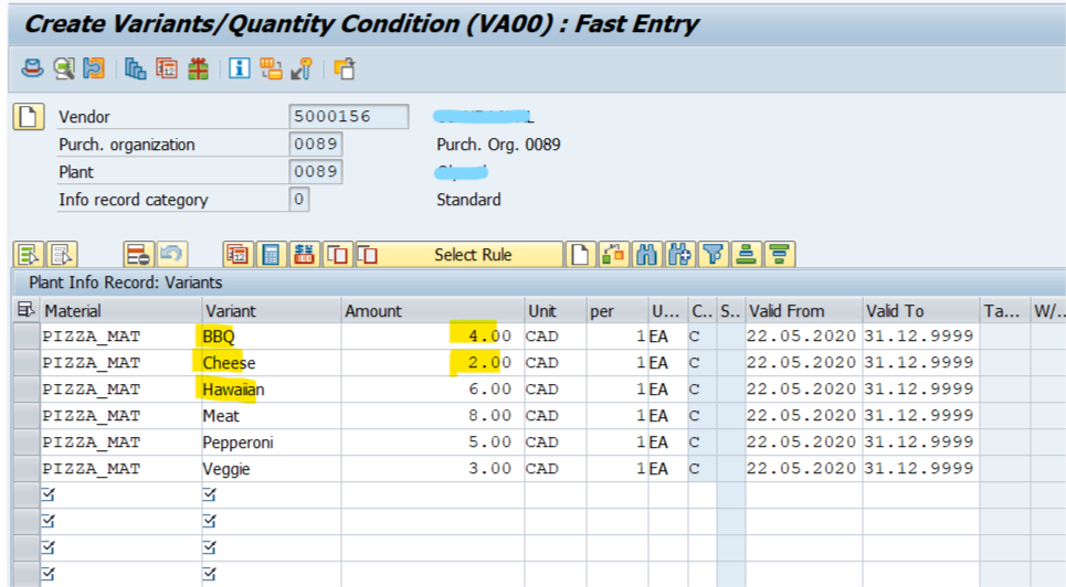 SAP Variant Conditions in Purchasing using reference characteristics【中英 ...