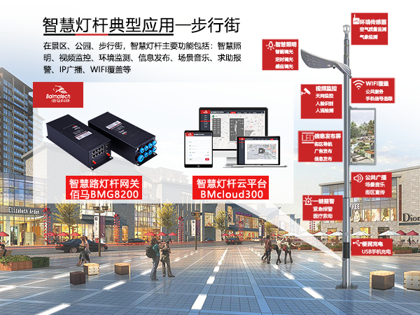 多功能智慧杆主要功能及示范应用