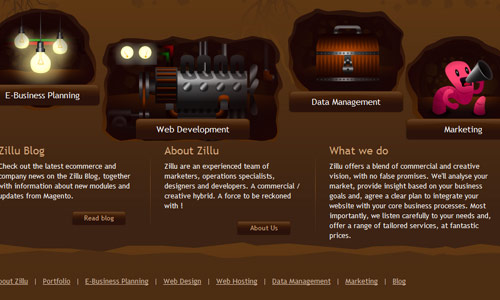 Footer 23 in 25 Creative Examples of Footer in Web Design