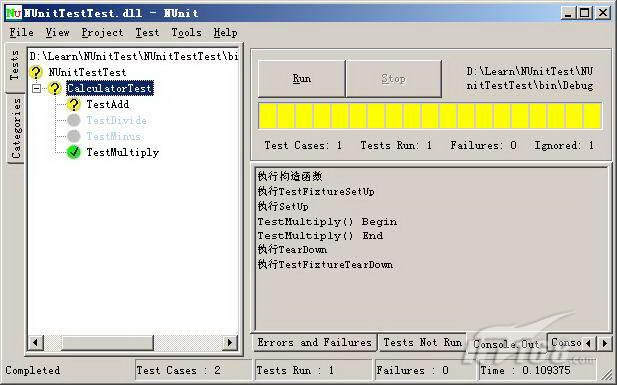 一步一步学NUnit