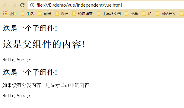 单个slot