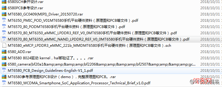 MT6580芯片资料MT6580原理图资料