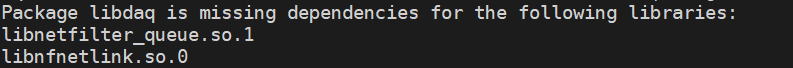 Libnetfilter Queue Openwrt编译错误:Package xxx is missing dependencies for the following ...