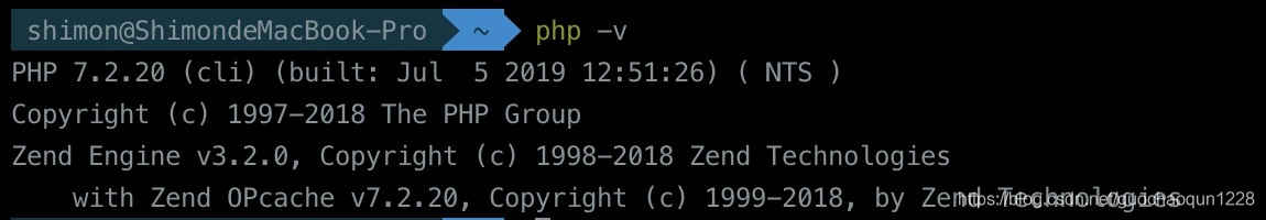 php -v