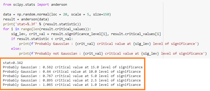 Anderson Darling Python Seaborn python实现Anderson-Darling正态分布检验-CSDN博客