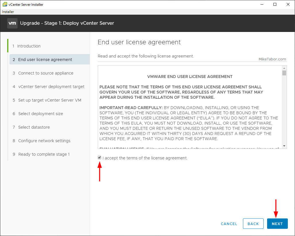 How to upgrade vCenter Server Appliance 6.7 to 7.0_警告: please consider ...