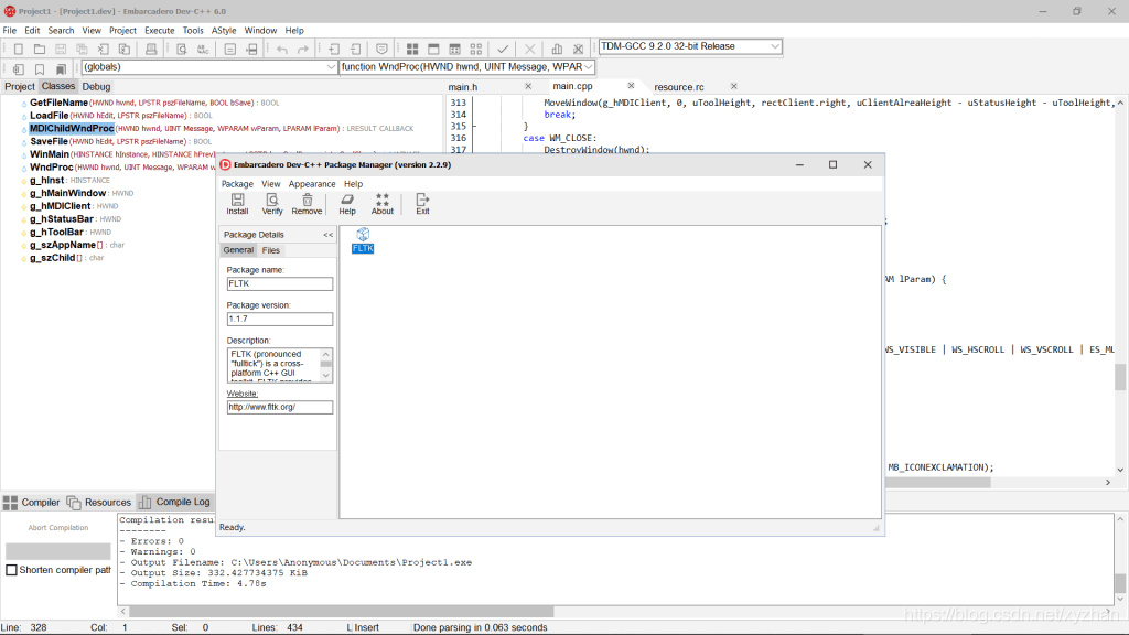 Embarcadero Dev-C ++ 6.0