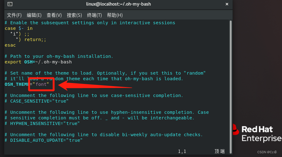 Linux 终端命令命令窗口 字体更改_winscp linux 字体太小-CSDN博客