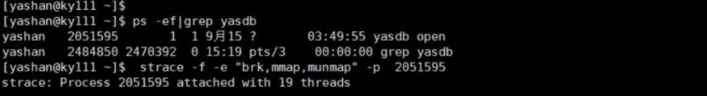 【YashanDB知识库】virt虚拟内存远大于res内存问题分析_bc_04