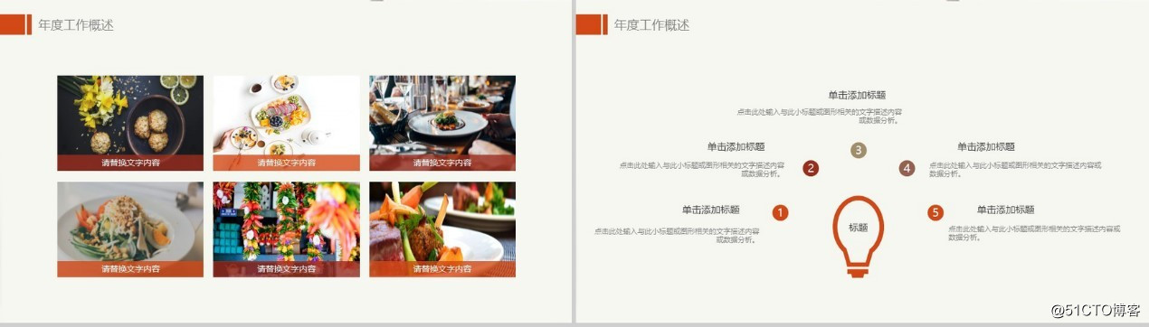 舌尖上的美食，餐饮文化宣传简介PPT模板