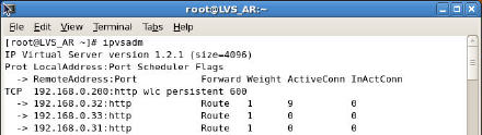 RedHat5实现负载均衡（LVS--DR方法实现）