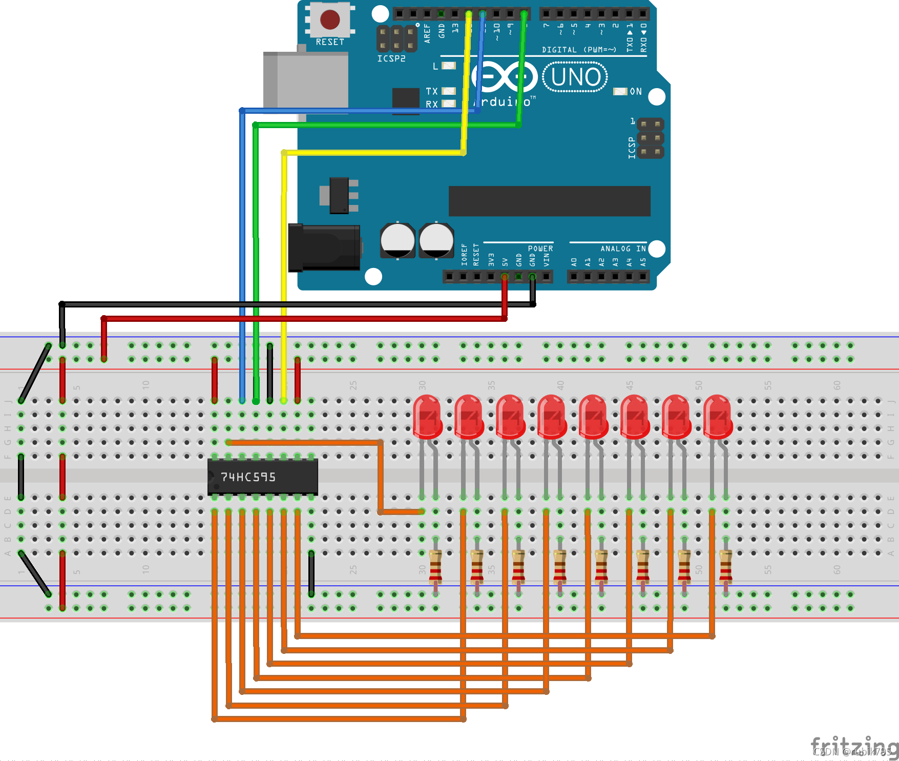 低阶灯光秀电路图