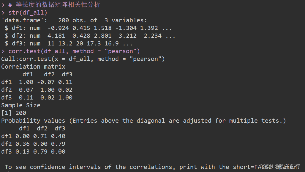 【R统计】R语言相关性分析及其可视化_r语言计算矩阵x的相关系数-CSDN博客