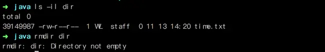 dir目录下有 time.txt文件