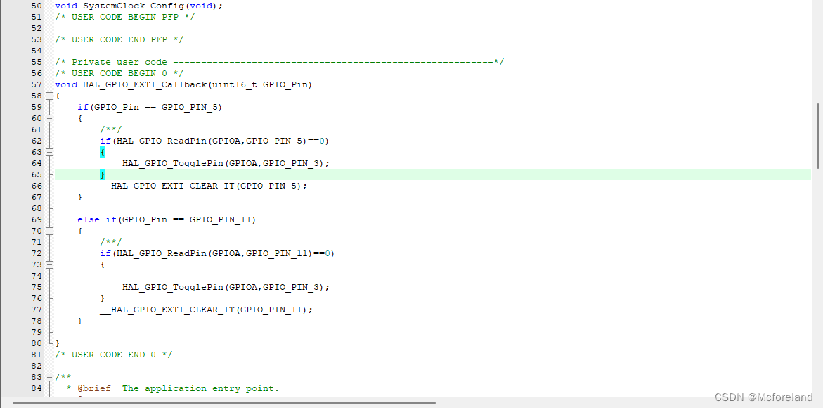 Hal Library Stm32 Code Syntax Example Stm32 Hal 库 复习-------外部中断_hal库使能serial wire-CSDN博客