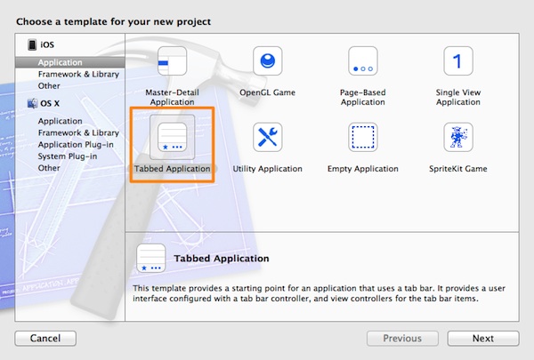 Xcode New Project Template