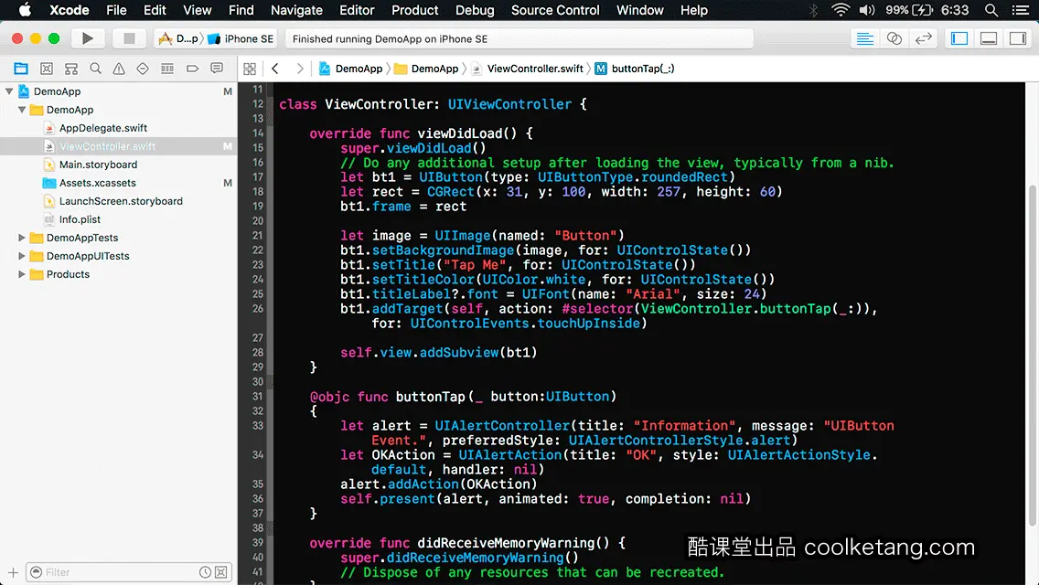 互动教程 for Xcode9 & Swift4-酷课堂