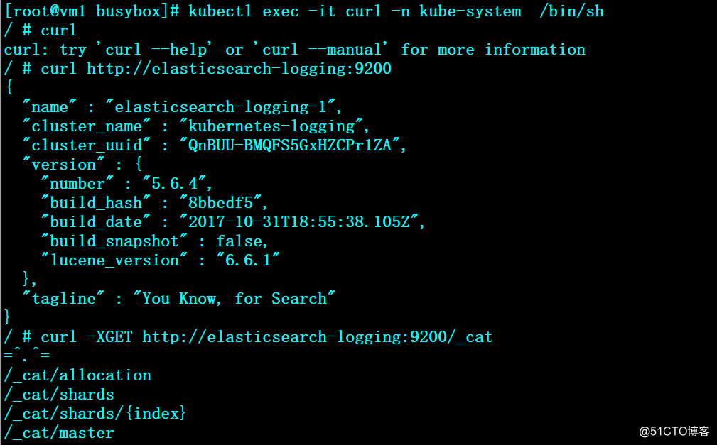 在kubernetes集群中部署efk