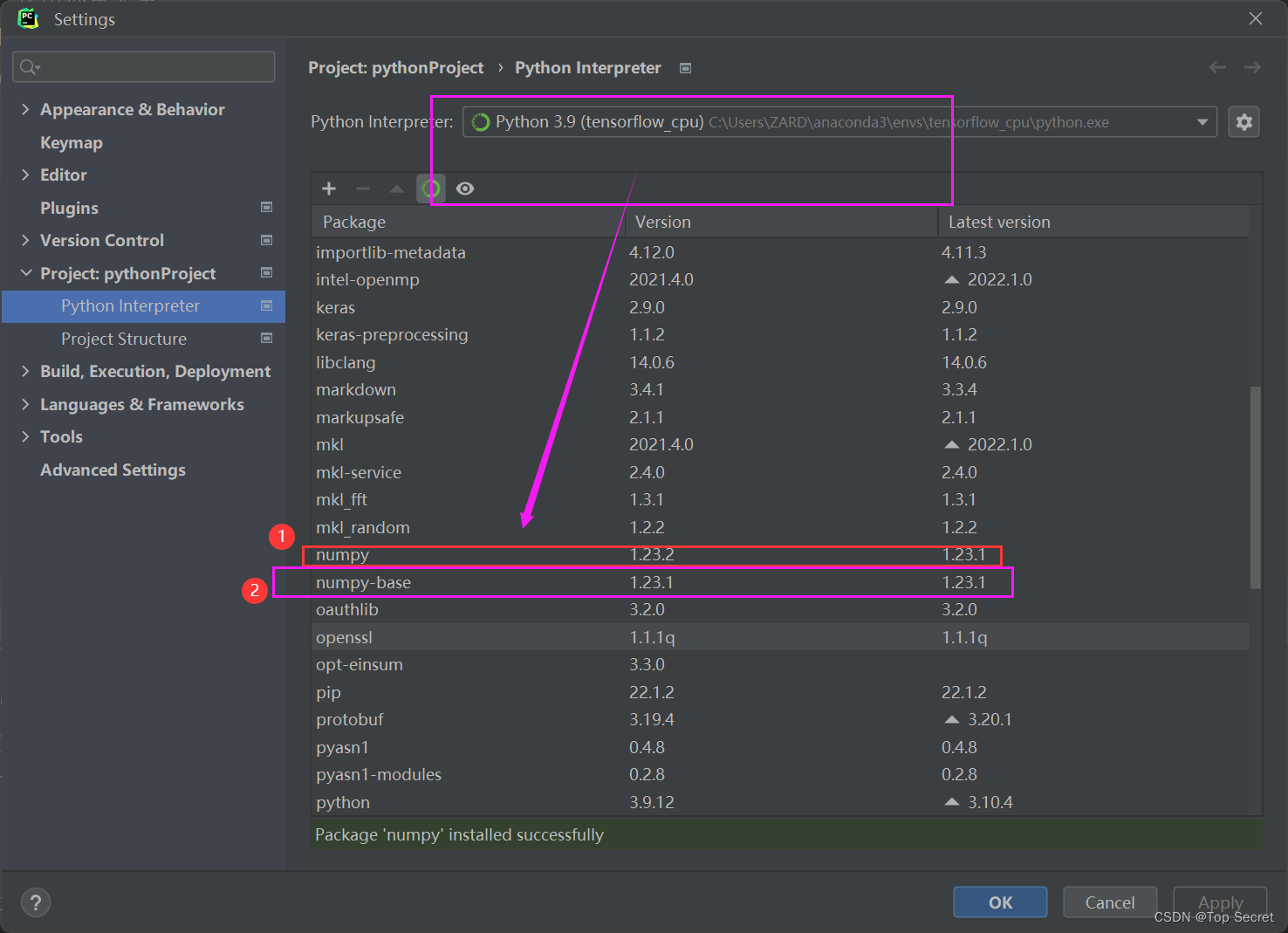 报错记录01:AttributeError: module ‘numpy‘ has no attribute ‘dtype‘_import ...